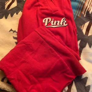 Boyfriend red sweats